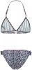 America Today Junior triangel bikini Luna JR zwart/blauw/geel online kopen