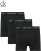 Calvin Klein Katoenen onderbroeken met stretch, set van 3 Zwart online kopen
