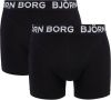 Bjorn Borg Bj&#xF6, rn Borg Sammy Boxershorts in uni in 2 pack online kopen