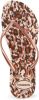 Havaianas Kids Slim Animals teenslippers roségoud/panterprint online kopen