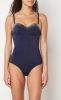 Marlies Dekkers Ishtar Strapless Badpak | Wired Padded Midnight Blue And Silver 75b online kopen