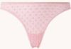Marlies | dekkers Rebel Heart string van mesh met lurex en flockprint online kopen