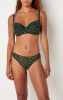 Marlies Dekkers rhapsody plunge balconette bh | wired padded black green leopard online kopen