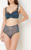 Marlies Dekkers The Art Of Love Plunge Balconette Bh | Wired Padded Black Leopard And Blue 75d online kopen