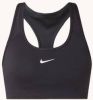 Nike Dri FIT Swoosh Sport bh met medium ondersteuning en pad uit één stuk Zwart online kopen