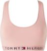 Tommy Hilfiger Originals Bralette met logoband in roze bruin online kopen