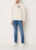 Tommy Hilfiger Sweater in biologische katoenblend met halve rits online kopen