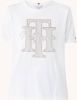Tommy Hilfiger T shirt met logo van strass online kopen
