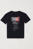 Tommy Hilfiger Donkerblauwe T shirt Timeless Tommy Graphic Tee online kopen