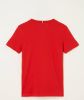 Tommy Hilfiger unisex T shirt van biologisch katoen rood online kopen