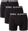 Bjorn Borg Boxershorts Shorts Sammy Noos Solids Core 3 Pack Zwart online kopen