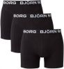 Bjorn Borg Boxershorts Shorts Sammy Noos Solids Core 3 Pack Zwart online kopen