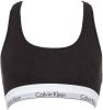 Calvin Klein Sujetador Deportivo Letras Goma , Zwart, Dames online kopen