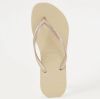 Havaianas s Girls' Slim Flip Flops Sand Grey/Light Golden UK 2.5 3 Kids online kopen