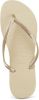 Havaianas s Girls' Slim Flip Flops Sand Grey/Light Golden UK 2.5 3 Kids online kopen