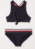 Tommy Hilfiger Bikinis Crop Top Set Donkerblauw online kopen