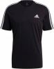 Adidas performance T shirt korte mouwen en strepen op schouders online kopen