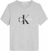 Calvin klein Jeans! Jongens Shirt Korte Mouw Maat 152 Lichtgrijs Katoen online kopen