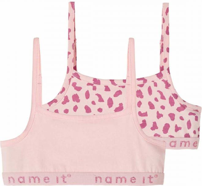 Name it ! Meisjes 2 Pack Top -- Roze Katoen/elasthan online kopen
