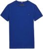 Tommy Hilfiger ! Jongens Shirt Korte Mouw -- Blauw Katoen online kopen