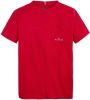 Tommy Hilfiger ! Jongens Shirt Korte Mouw -- Rood Katoen online kopen