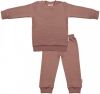 Dechardon Little Indians Pyjama Burlwoord Junior Katoen Bruin Mt 12 18 Maanden online kopen