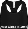 Muchachomalo Chicamala racer back top zwart online kopen