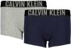 CALVIN KLEIN UNDERWEAR boxershort set van 2 grijs/donkerblauw online kopen