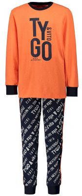 Tygo & Vito ! Jongens Pyjama Maat 116 Oranje katoen met elasthan/viscose online kopen