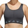 Adidas Performance level 2 sportbh light grijsblauw/antraciet online kopen