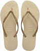 Havaianas s Girls' Slim Flip Flops Sand Grey/Light Golden UK 2.5 3 Kids online kopen