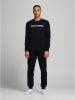 JACK & JONES sweater + joggingbroek JACLOUNGE black online kopen