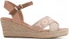 Tommy Hilfiger Sandalen Tommy Webbing Low Wedge Sandal online kopen