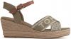 Tommy Hilfiger Sandalen Tommy Webbing Low Wedge Sandal online kopen