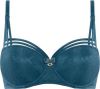 Marlies Dekkers dame de paris balconette bh | wired padded lagoon blue online kopen