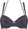 Marlies Dekkers holi vintage push up bikini top | wired padded dark blue rainbow online kopen