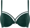 Marlies Dekkers space odyssey push up bh | wired padded checkered pine green online kopen