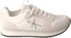 Calvin klein Lage Sneakers Jeans RUNNER SOCK LACEUP NY LTH WN online kopen