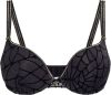 Marlies Dekkers the adventuress push up bh | wired padded black gold lurex online kopen