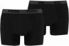 Puma Men's 2 Pack Basic Boxers Black S Zwart online kopen