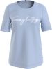 Tommy Hilfiger Shirt met ronde hals CREW NECK GRAPHIC TEE met speels logo opschrift online kopen