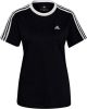 Adidas Essentials 3 Bands for Women T Shirt , Zwart, Dames online kopen