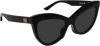 Balenciaga Bb0217S 001 Sunglasses , Zwart, Dames online kopen