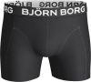 Bjorn Borg Bj&#xF6, rn Borg Sammy Boxershorts in uni in 2 pack online kopen