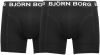 Bjorn Borg Bj&#xF6, rn Borg Sammy Boxershorts in uni in 2 pack online kopen