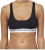 Calvin Klein Sujetador Deportivo Letras Goma , Zwart, Dames online kopen