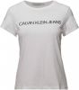 Calvin Klein T shirt CORE INSTITUTIONAL LOGO SLIM FIT TEE met logo opschrift online kopen