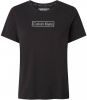 Calvin Klein T shirts Short Sleeve Crew Neck Zwart online kopen