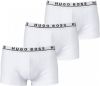 Hugo Boss Lot de 3 boxers stretch à ceinture logo , Wit, Heren online kopen