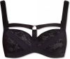 Marlies Dekkers Wing Power Balconette Bh | Wired Padded Black Lace And Grey 85d online kopen